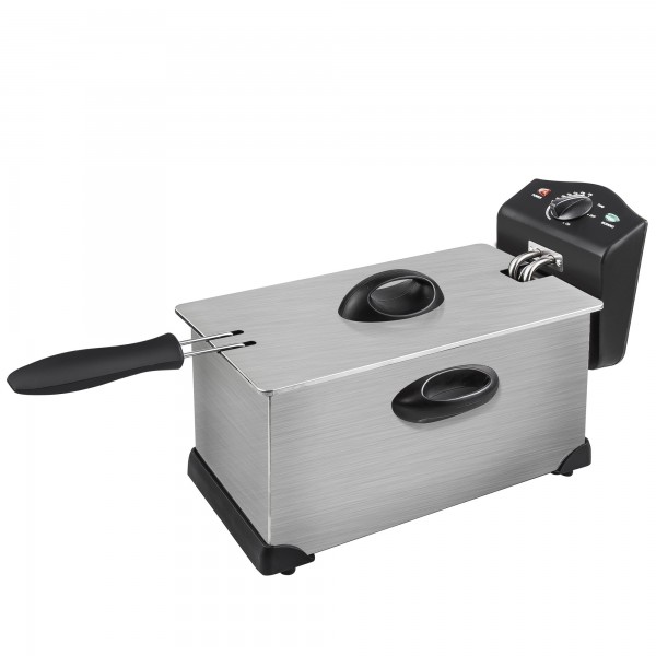 Freidora inox kuken 2000w 3.0 l