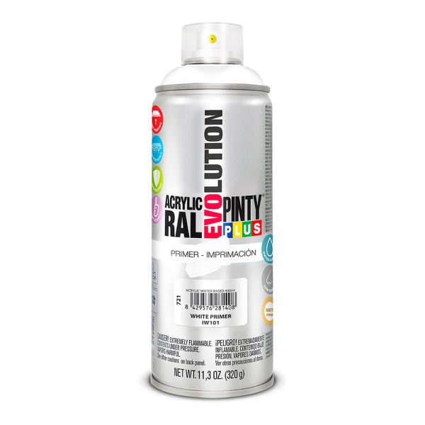 Spray imprimación water-based 520cc iw101 blanco 320 g