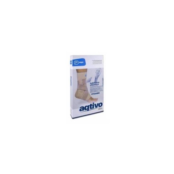 Prim Aqtivo Skin Tobillera Elástica con Almohadillas de Silicona P711 Beige Talla m