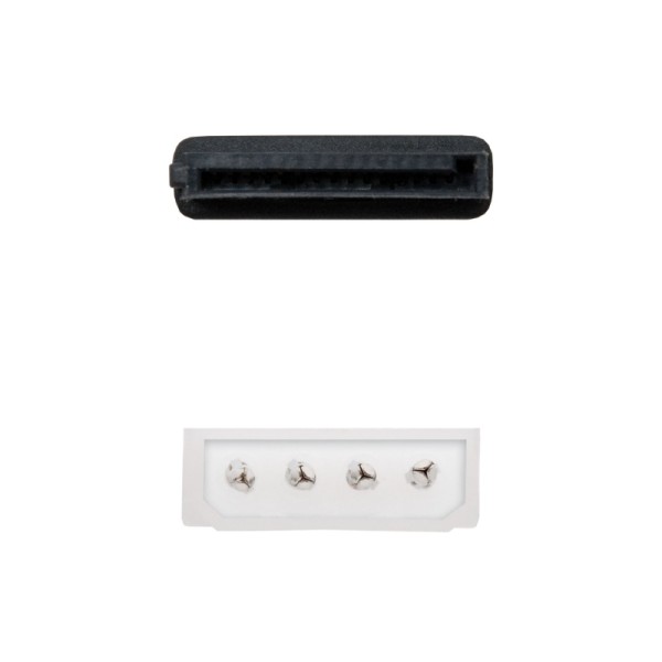Nanocable cable sata, molex m-sata/h, 16cm