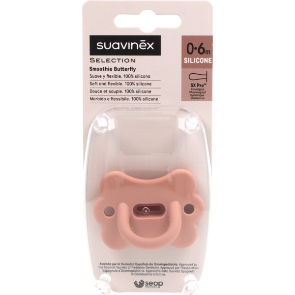 Chupete Silicona Fisiologico Suavinex Sx Pro Selection 0-6 Meses Smoothie Butterfly 1 Unidad