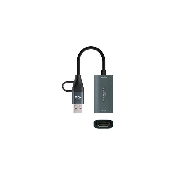 Nanocable capturadora de video/audio 4k/30hz